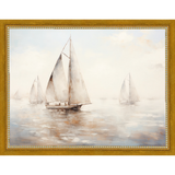 SA064-RACE DAY Hand framed in a transitional gold frame. Finished Size: W 13.25 in x H 10.25 in