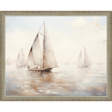 SA064-RACE DAY Hand framed in an ornate dark silver frame. Finished Size: W 15.25 in x H 12.25 in