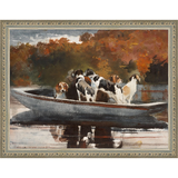 DOGS IN BOAT - Kings Fine Art & Decor