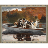 DOGS IN BOAT - Kings Fine Art & Decor