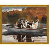 DOGS IN BOAT - Kings Fine Art & Decor