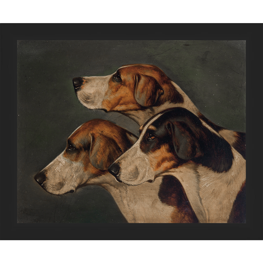 THREE HUNTING DOGS - Kings Fine Art & Decor