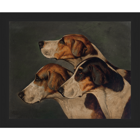 THREE HUNTING DOGS - Kings Fine Art & Decor