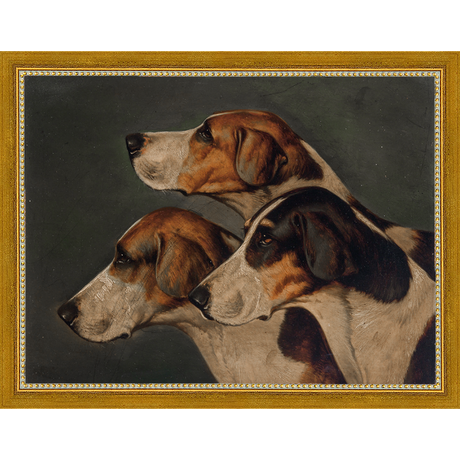 THREE HUNTING DOGS - Kings Fine Art & Decor