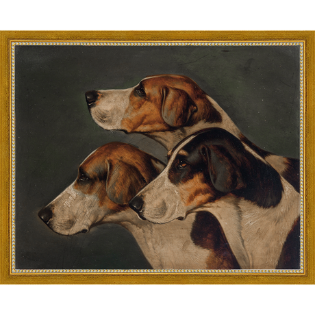 THREE HUNTING DOGS - Kings Fine Art & Decor