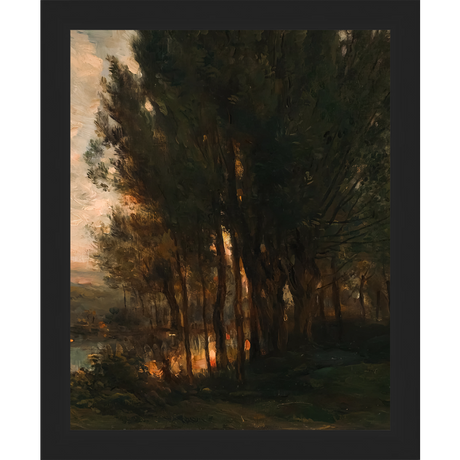 WOODS AT DUSK I DIPTYCH - Kings Fine Art & Decor