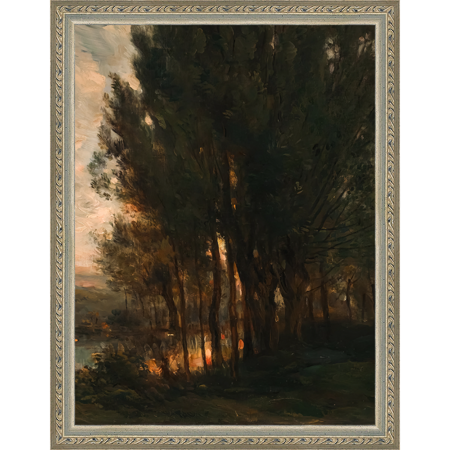 WOODS AT DUSK I DIPTYCH - Kings Fine Art & Decor