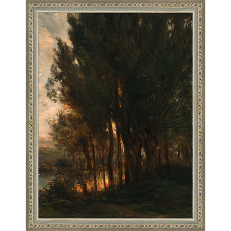 WOODS AT DUSK I DIPTYCH - Kings Fine Art & Decor
