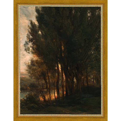 WOODS AT DUSK I DIPTYCH - Kings Fine Art & Decor