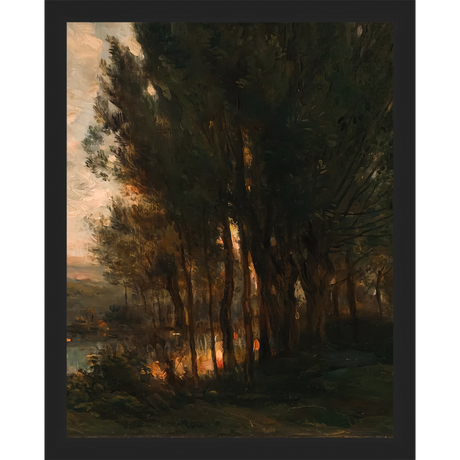 WOODS AT DUSK I DIPTYCH - Kings Fine Art & Decor