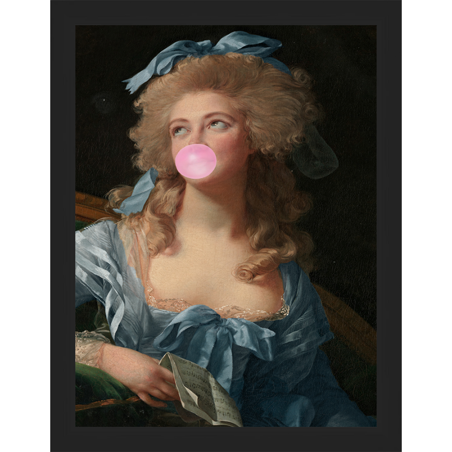 FANCIFUL ROCOCO WOMAN - Kings Fine Art & Decor