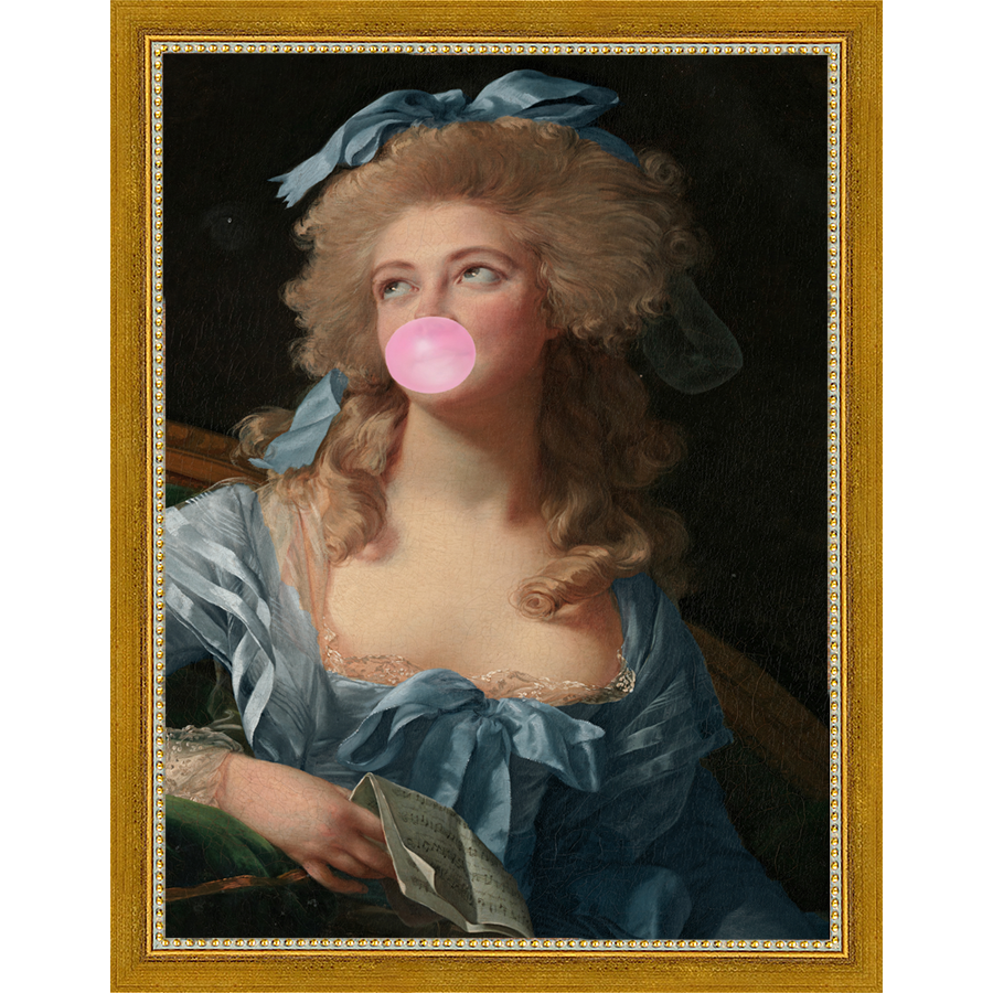 FANCIFUL ROCOCO WOMAN - Kings Fine Art & Decor