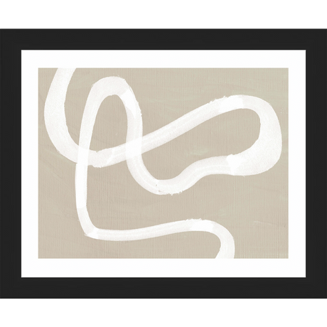 SA261-JAPANDI I Hand framed in a matte black frame. Finished Size: W 11.25 in x H 9.25 in