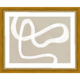 SA261-JAPANDI I Hand framed in a transitional gold frame. Finished Size: W 11.25 in x H 9.25 in