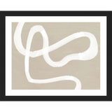 SA261-JAPANDI I Hand framed in a matte black frame. Finished Size: W 15.25 in x H 12.25 in