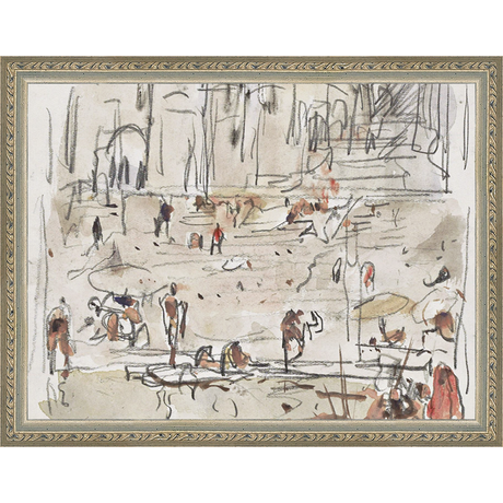 RIVERBANK SKETCH - Kings Fine Art & Decor