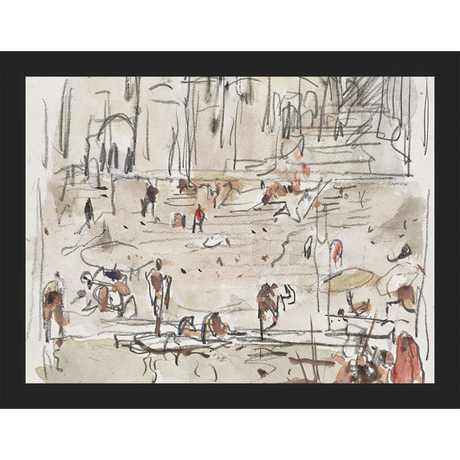 RIVERBANK SKETCH - Kings Fine Art & Decor