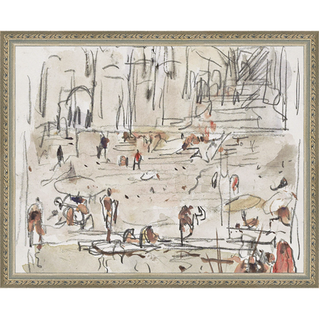 RIVERBANK SKETCH - Kings Fine Art & Decor