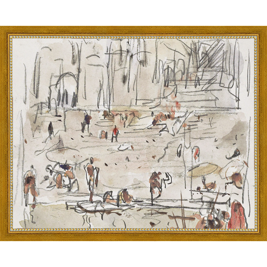 RIVERBANK SKETCH - Kings Fine Art & Decor