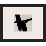 SA275-ABSTRACT BIRD IN FLIGHT Hand framed in a matte black frame. Finished Size: W 11.25 in x H 9.25 in