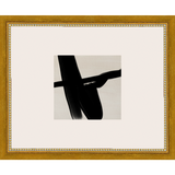 SA275-ABSTRACT BIRD IN FLIGHT Hand framed in a transitional gold frame. Finished Size: W 11.25 in x H 9.25 in