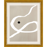 SA276-JAPANDI II Hand framed in a transitional gold frame. Finished Size: W 9.25 in x H 11.25 in