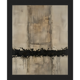 SA279-BROKEN RHTHYM Hand framed in a matte black frame. Finished Size: W 9.25 in x H 11.25 in