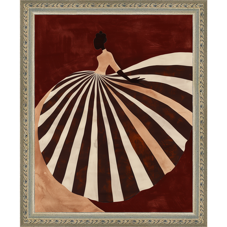 STRIPED SKIRT - Kings Fine Art & Decor