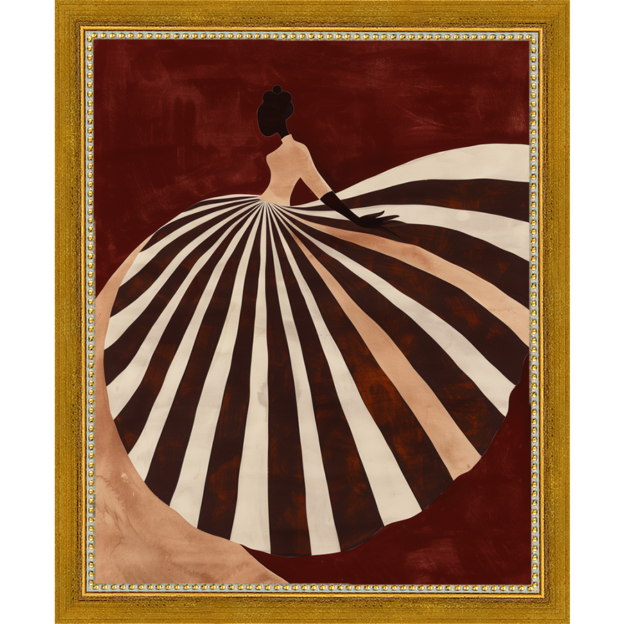 STRIPED SKIRT - Kings Fine Art & Decor