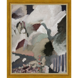 SA281-ANENA ABSTRACT Hand framed in a transitional gold frame. Finished Size: W 9.25 in x H 11.25 in