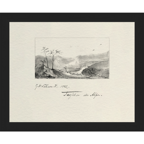 VINTAGE SKETCH PL 1 - Kings Fine Art & Decor