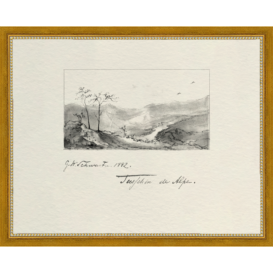 VINTAGE SKETCH PL 1 - Kings Fine Art & Decor