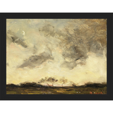 SA290-EVENING SUN Hand framed in a matte black frame. Finished Size: W 13.25 in x H 10.25 in