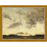 SA290-EVENING SUN Hand framed in a transitional gold frame. Finished Size: W 13.25 in x H 10.25 in
