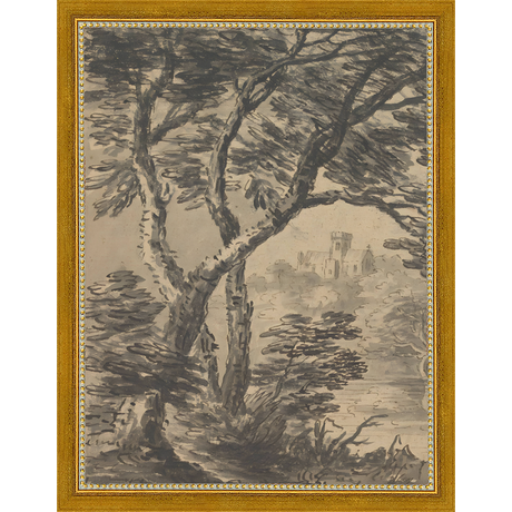 VIEW TO CHURCH DIPTYCH I (LEFT) - Kings Fine Art & Decor