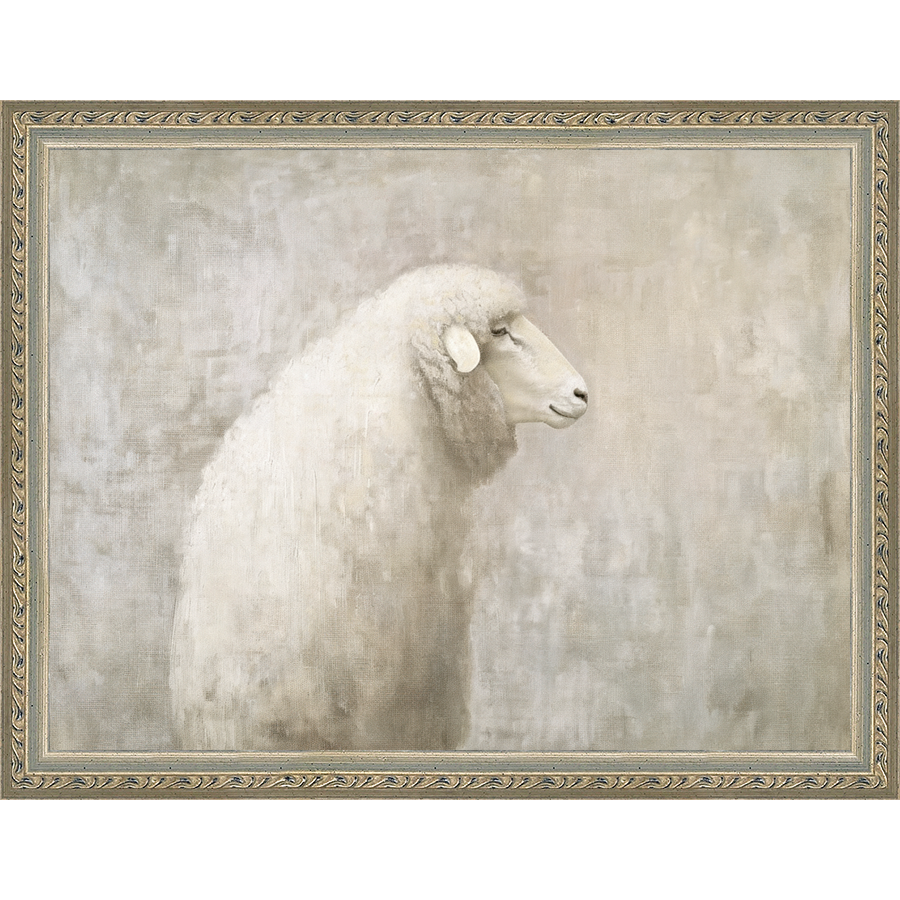 MUTED SHEEP BACK PROFILE - Kings Fine Art & Decor