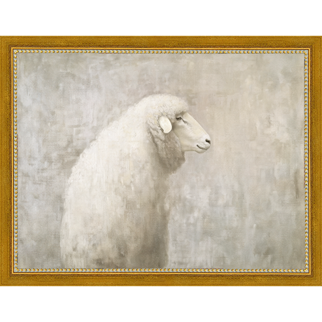MUTED SHEEP BACK PROFILE - Kings Fine Art & Decor