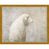 MUTED SHEEP BACK PROFILE - Kings Fine Art & Decor