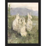 BUNNIES IN FIELD - Kings Fine Art & Decor