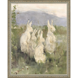 BUNNIES IN FIELD - Kings Fine Art & Decor