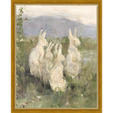 BUNNIES IN FIELD - Kings Fine Art & Decor