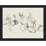 BUNNIES SKETCH - Kings Fine Art & Decor