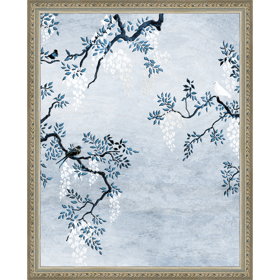 BLUE TRIPTYCH III - Kings Fine Art & Decor