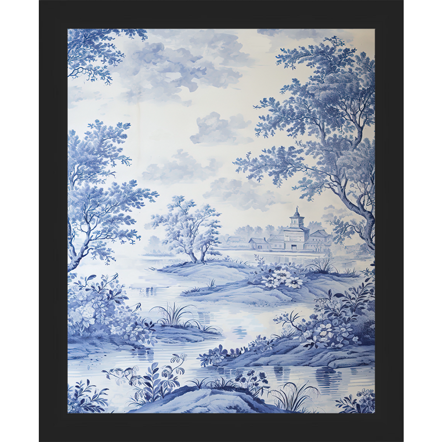 BLUE JOUY II - Kings Fine Art & Decor