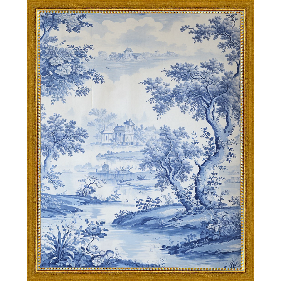 BLUE JOUY III - Kings Fine Art & Decor