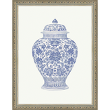 SA338-GINGER JAR II Hand framed in an ornate dark silver frame. Finished Size: W 10.25 in x H 13.25 in