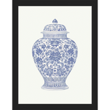 SA338-GINGER JAR II Hand framed in a matte black frame. Finished Size: W 10.25 in x H 13.25 in