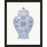 SA338-GINGER JAR II Hand framed in a matte black frame. Finished Size: W 12.25 in x H 15.25 in