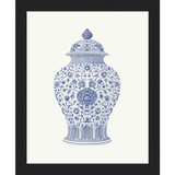 SA339-GINGER JAR III Hand framed in a matte black frame. Finished Size: W 9.25 in x H 11.25 in