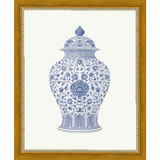 SA339-GINGER JAR III Hand framed in a transitional gold frame. Finished Size: W 9.25 in x H 11.25 in